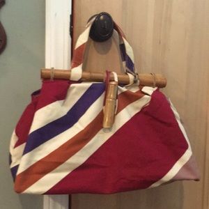 AMY CHAN Airplane Bamboo tote